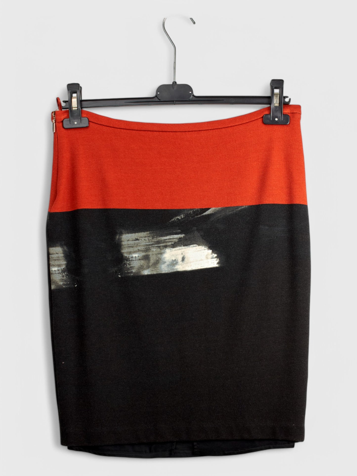 MaxMara Abstract Print Jersey Set - Top & Skirt - Size 42