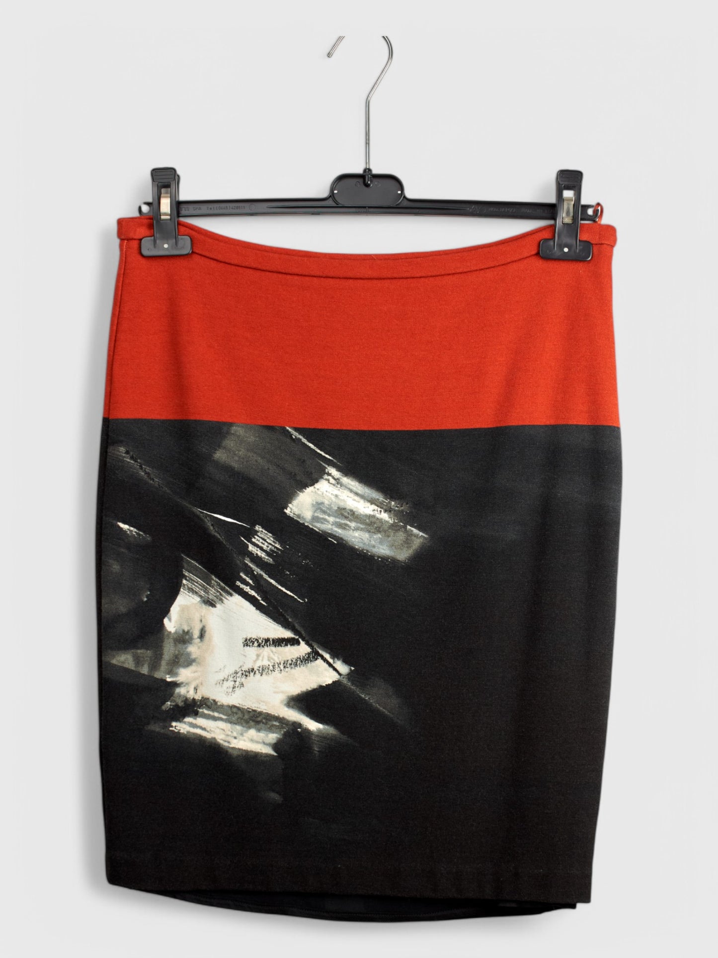 MaxMara Abstract Print Jersey Set - Top & Skirt - Size 42