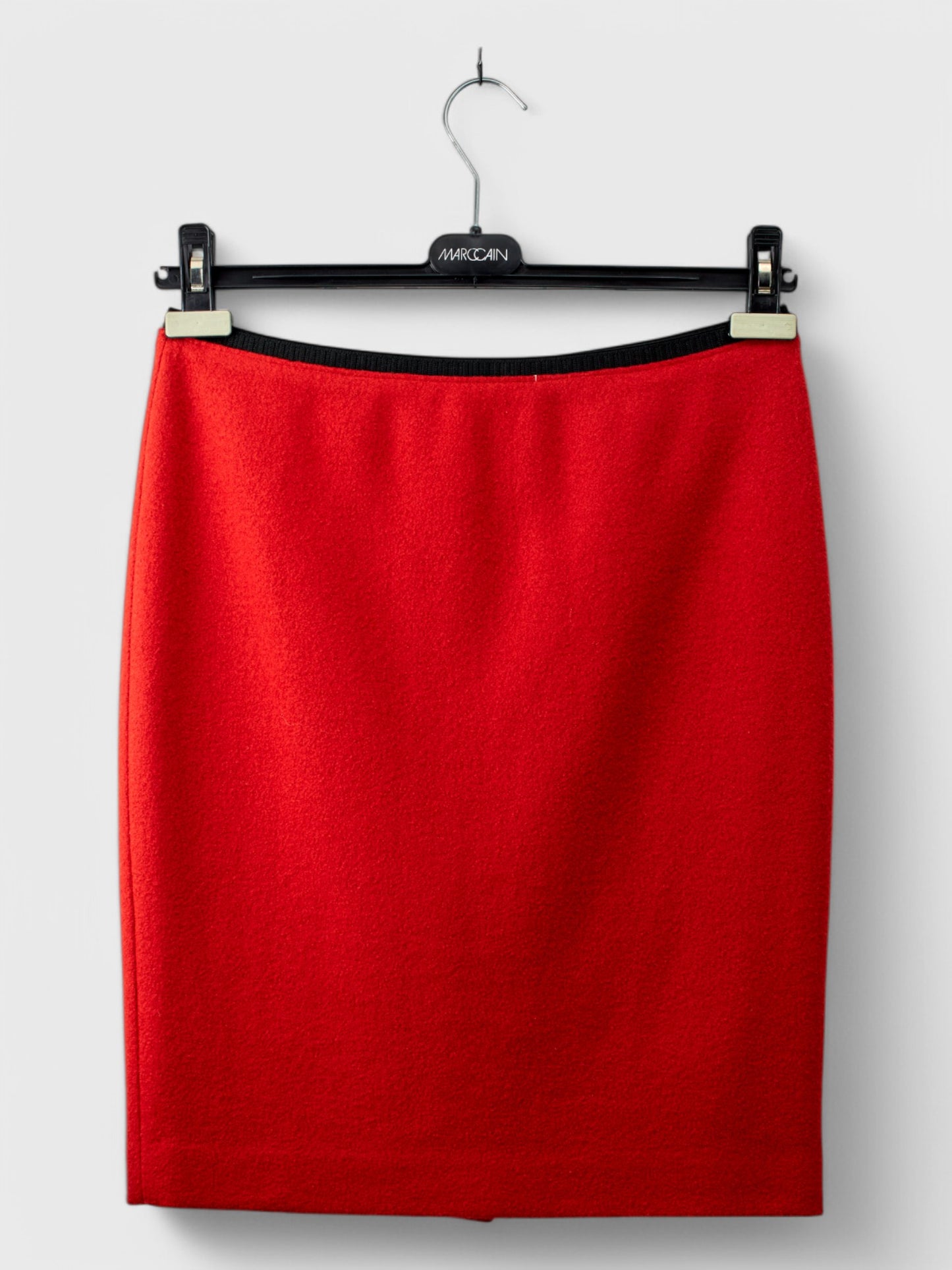 Marc Cain Terracotta Wool Skirt - IT Size 44
