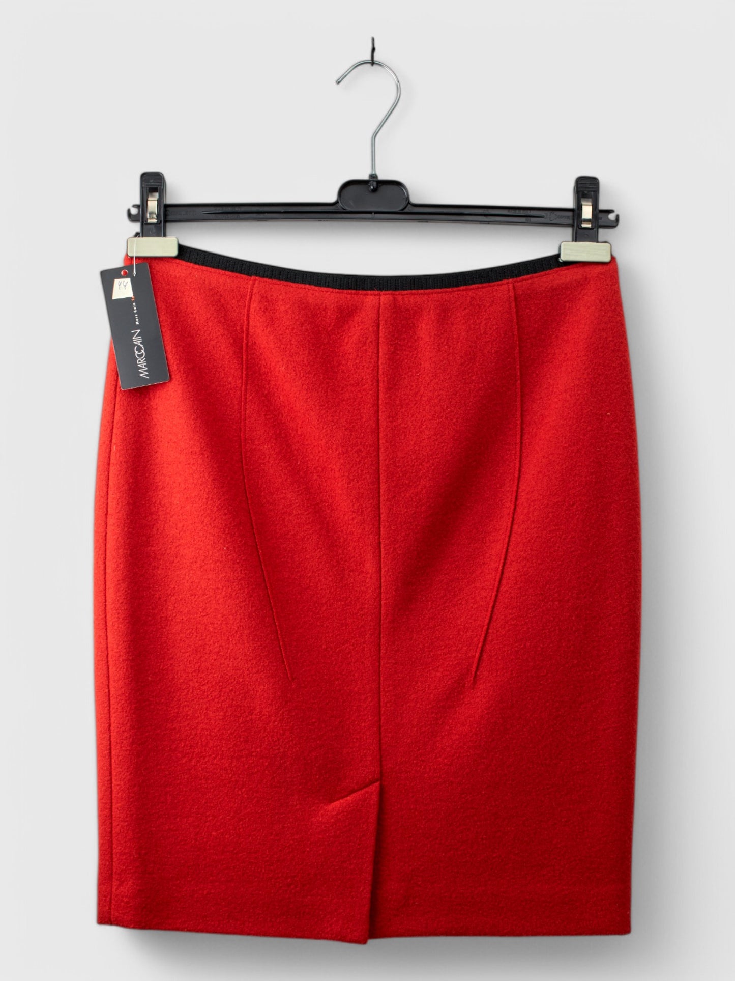 Marc Cain Terracotta Wool Skirt - IT Size 44