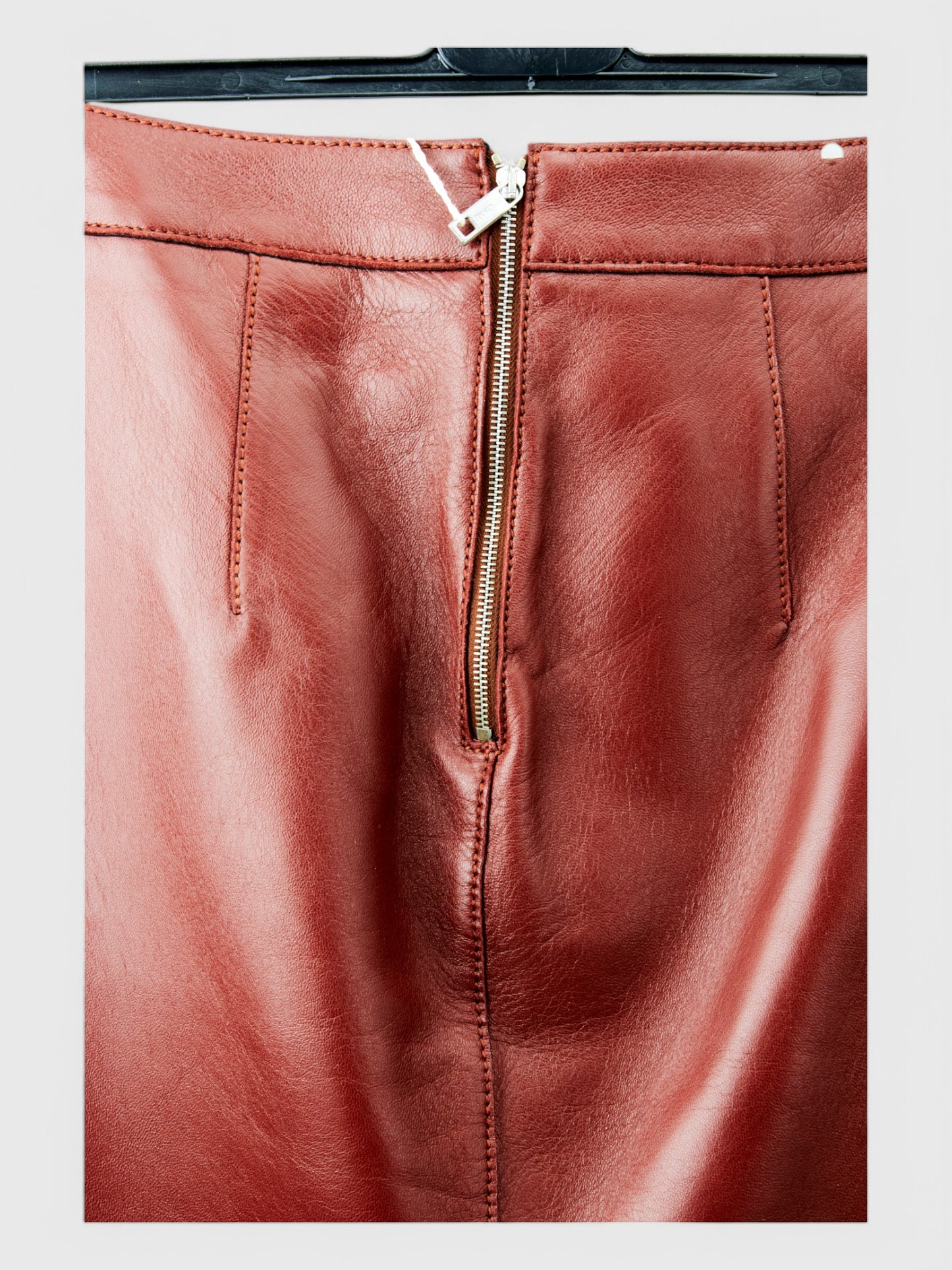 Leather Skirt - Size 40