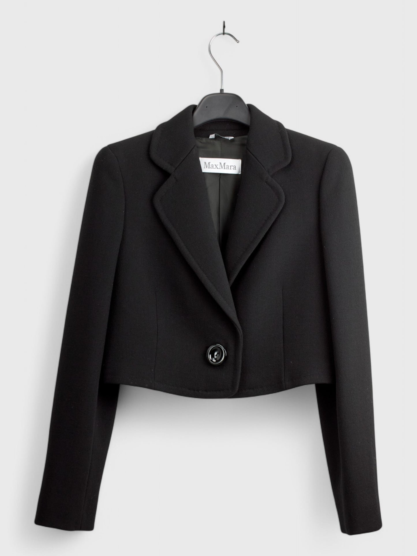 Black wool Jacket With Small Black Dress Size IT 40