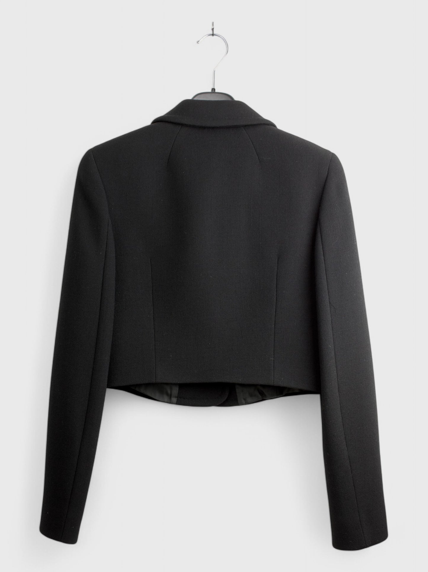 Black wool Jacket With Small Black Dress Size IT 40