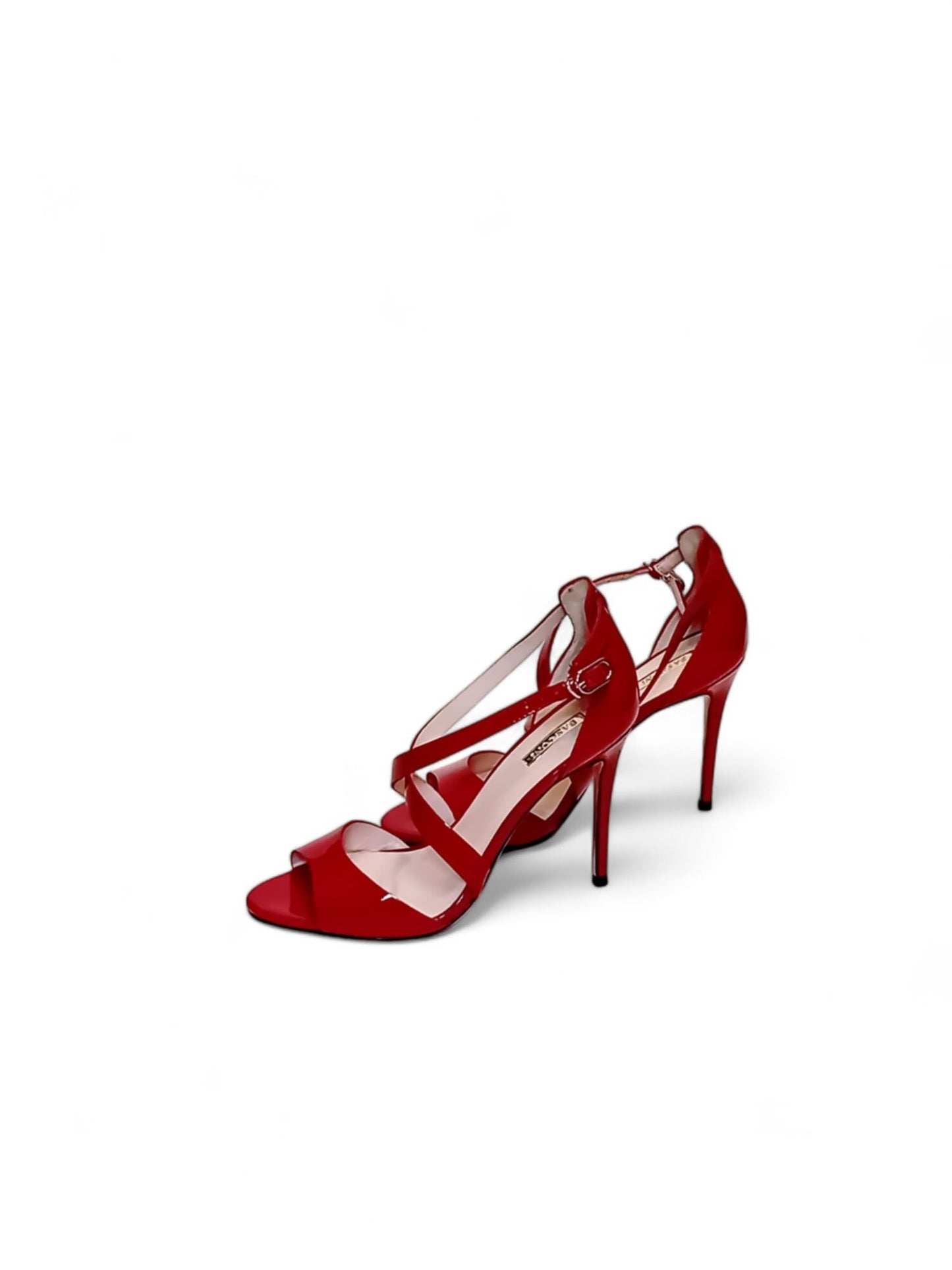 Сандалии Basconi Radiant Red из лакированной кожи (размер 38) — 10,5 см