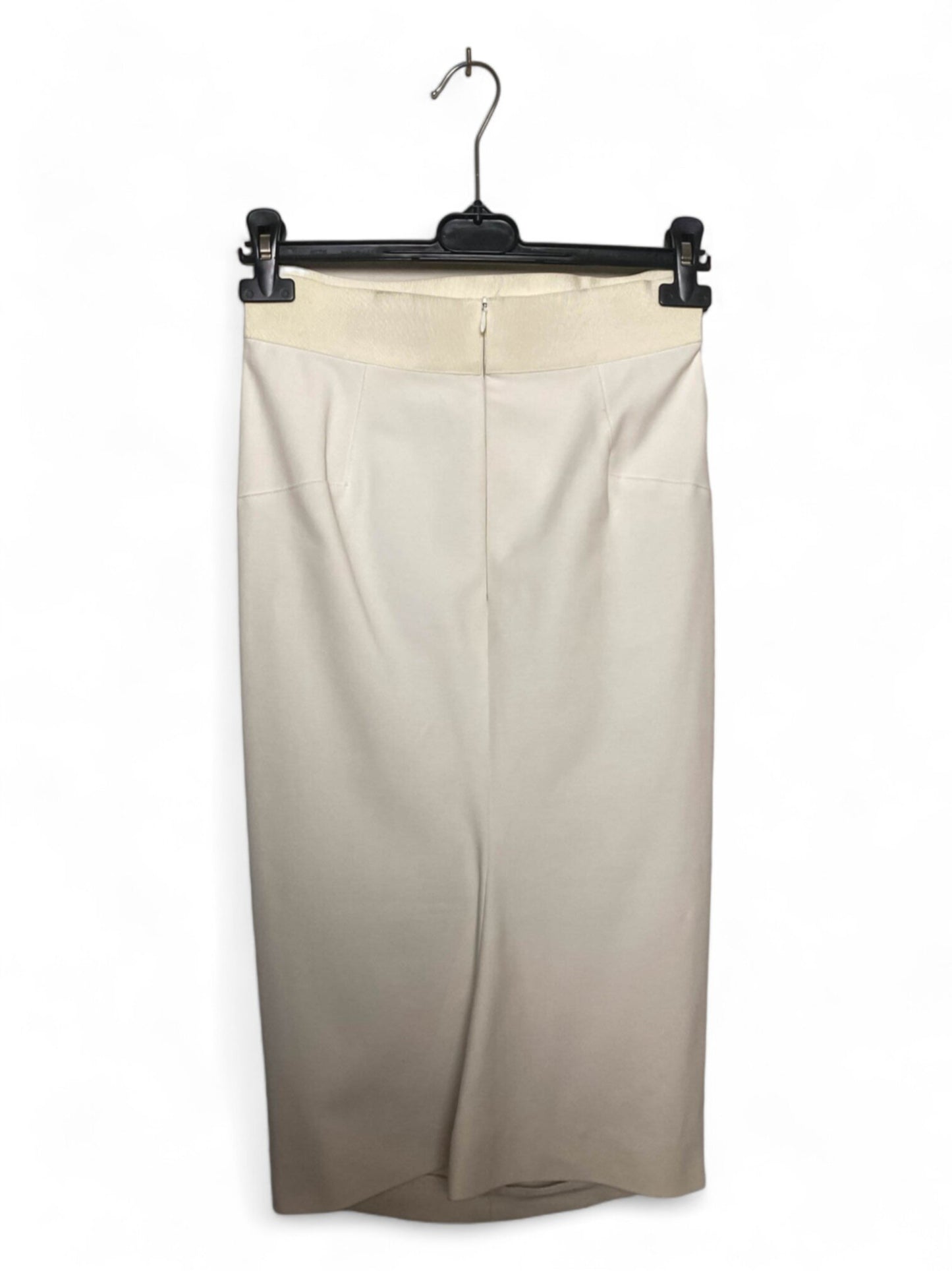 Elegant White SportMax Skirt - Size 42 IT, Cotton Blend
