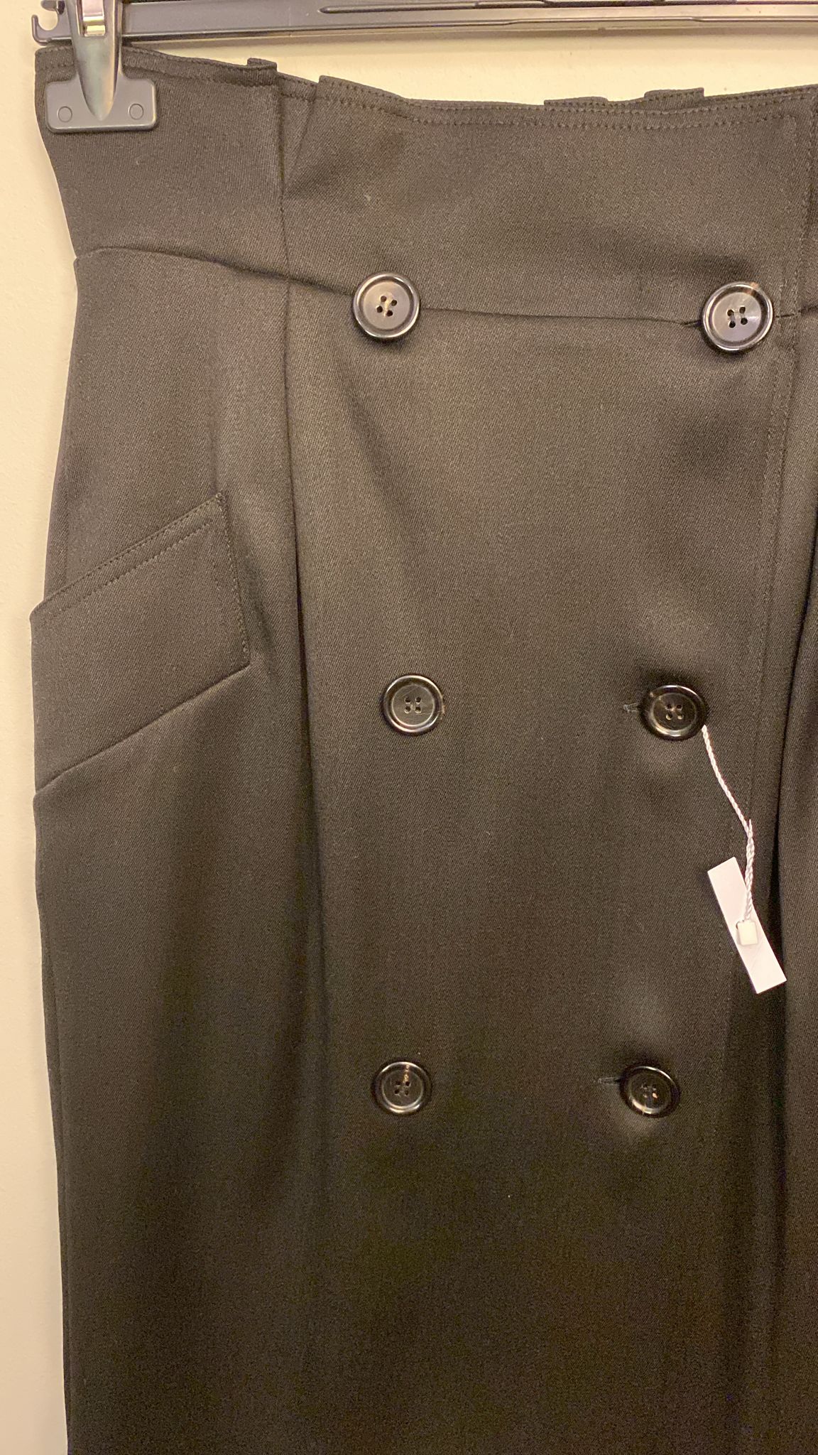 Heavy Wool Skirt - IT Size 44