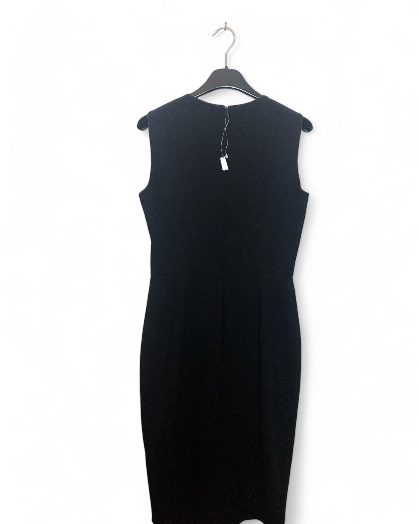 Max Mara Black Wool-Blend Dress - Size 40 IT