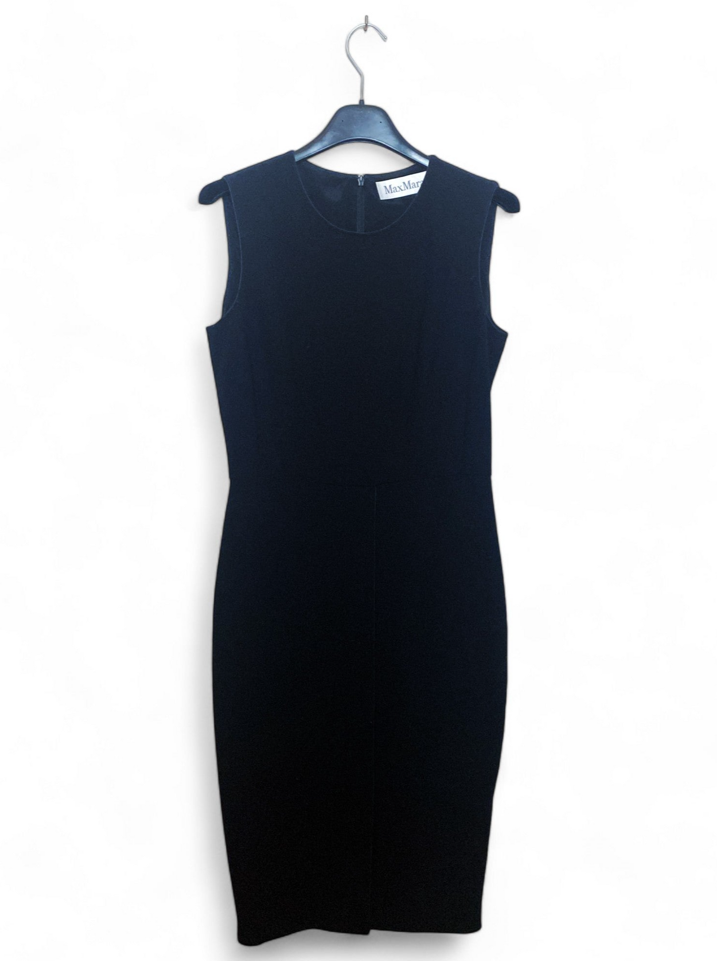 Max Mara Black Wool-Blend Dress - Size 40 IT