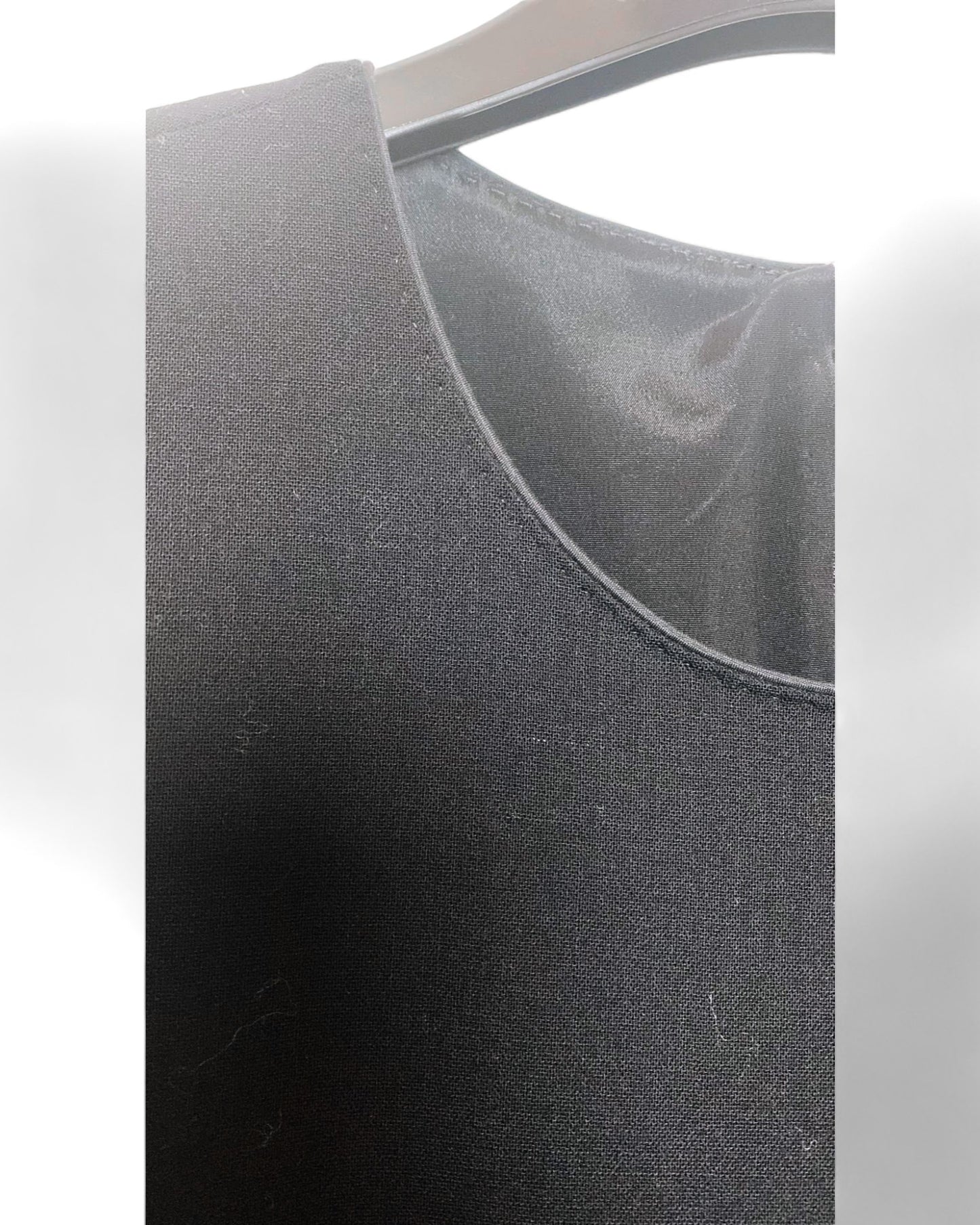 Max Mara Black Wool-Blend Dress - Size 40 IT