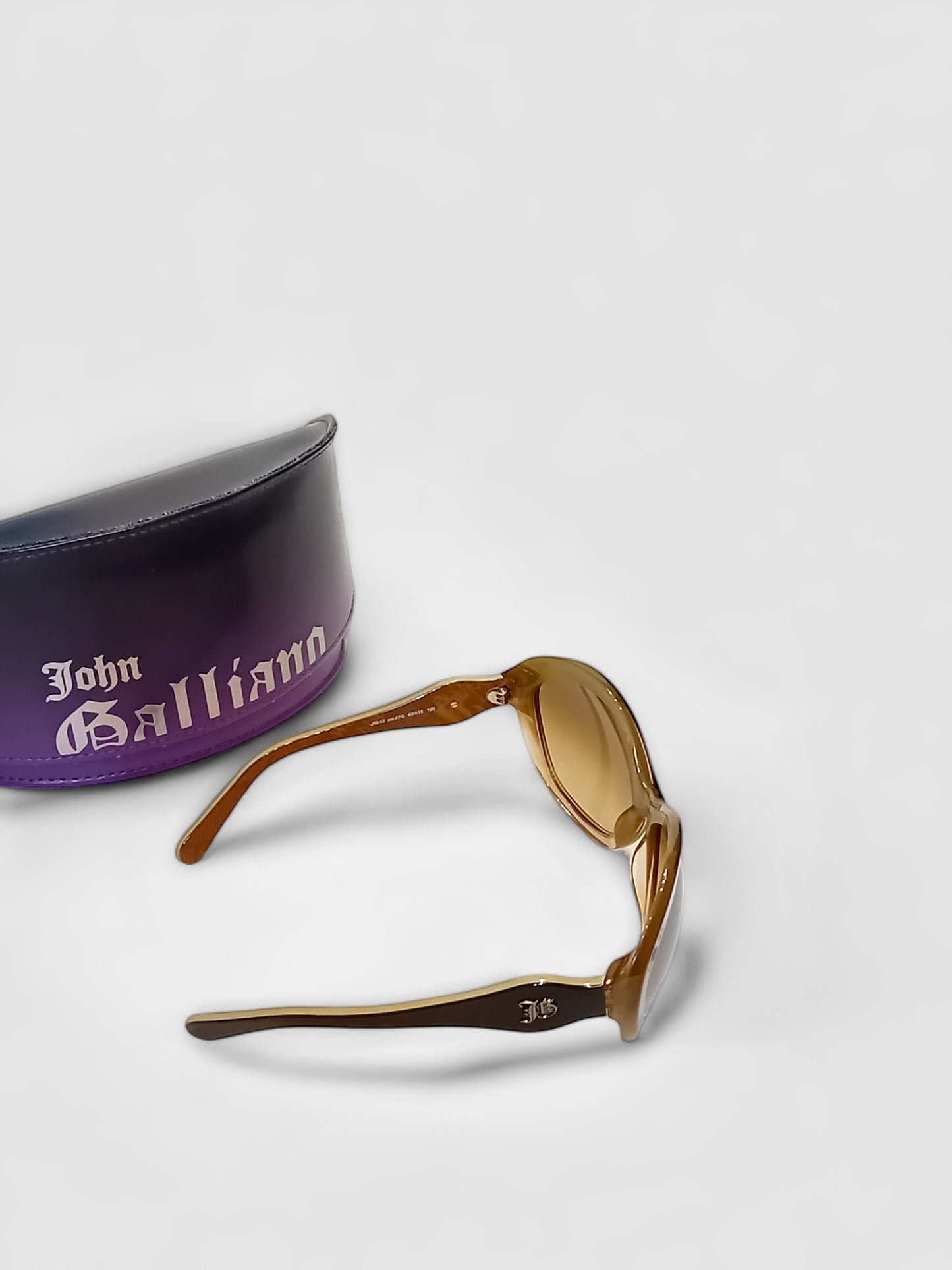 John Galliano Gradient Brown Sunglasses