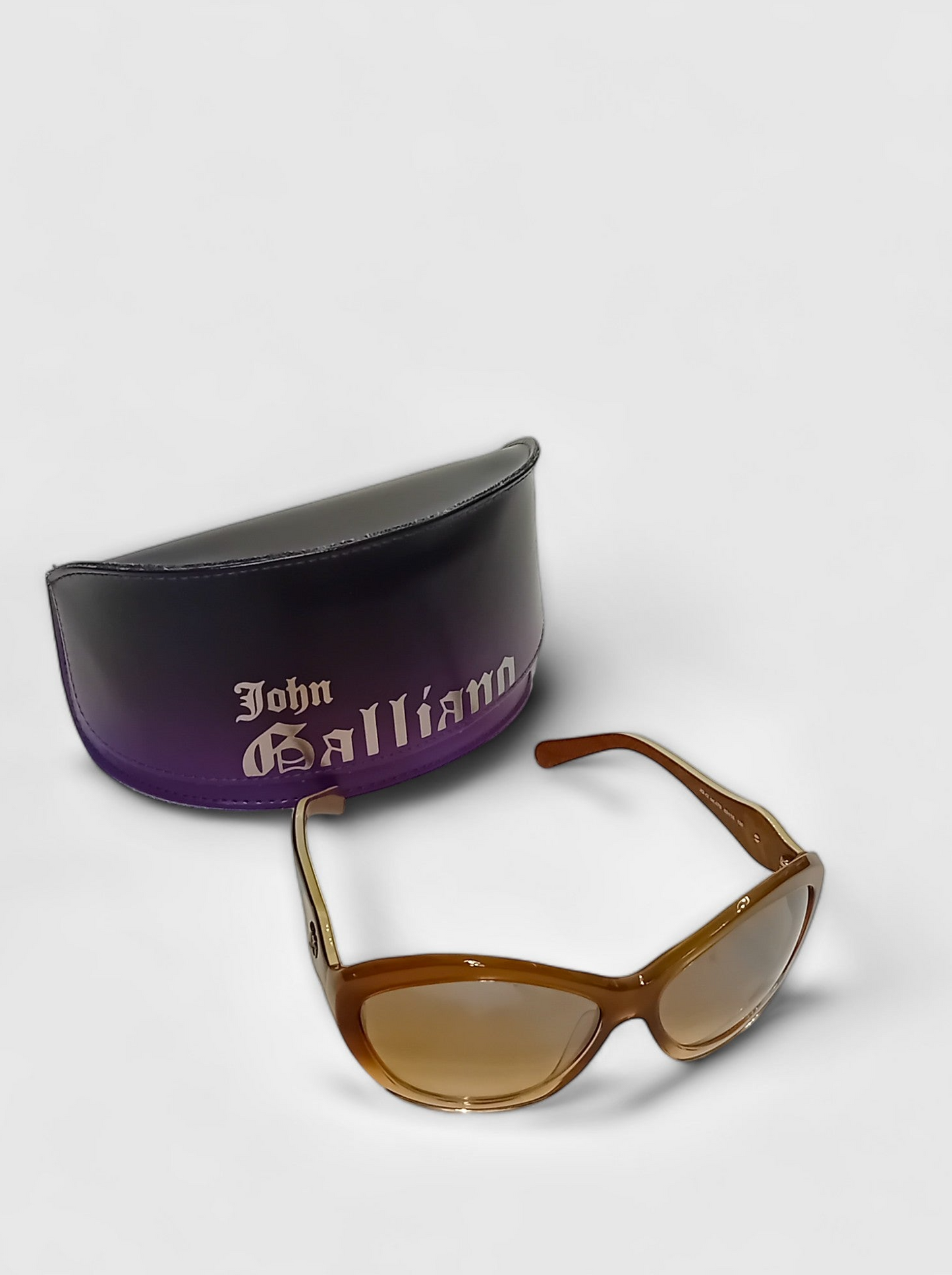 John Galliano Gradient Brown Sunglasses