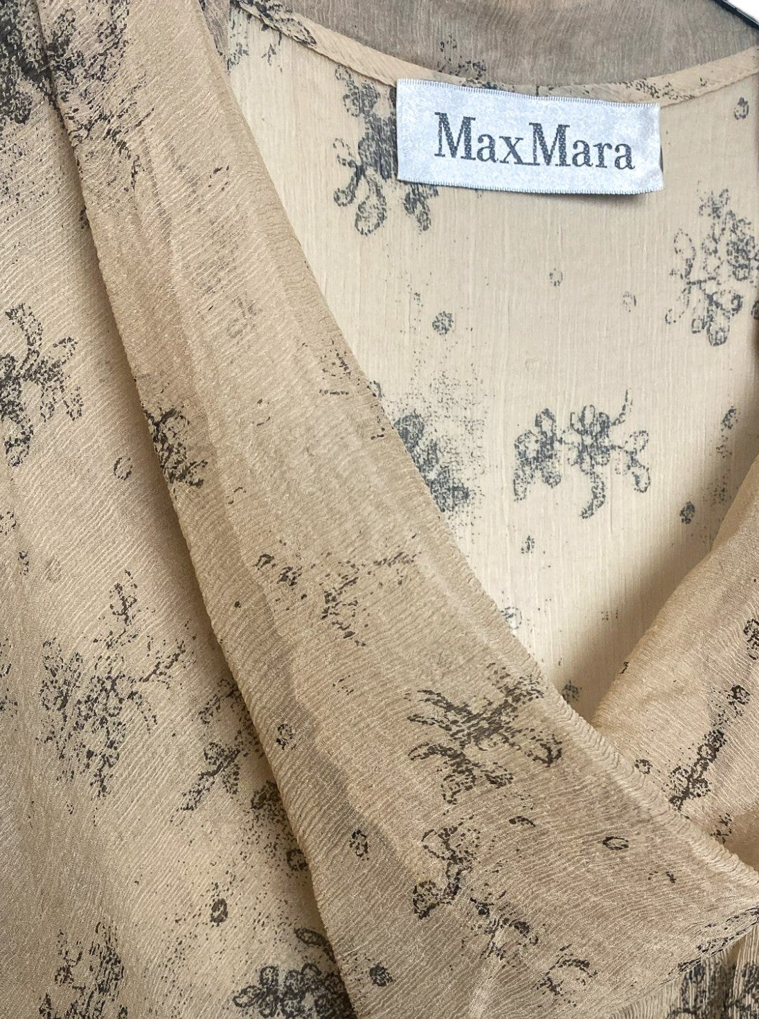 Max Mara Silk Top | Sleeveless Blouse - Size 44 IT