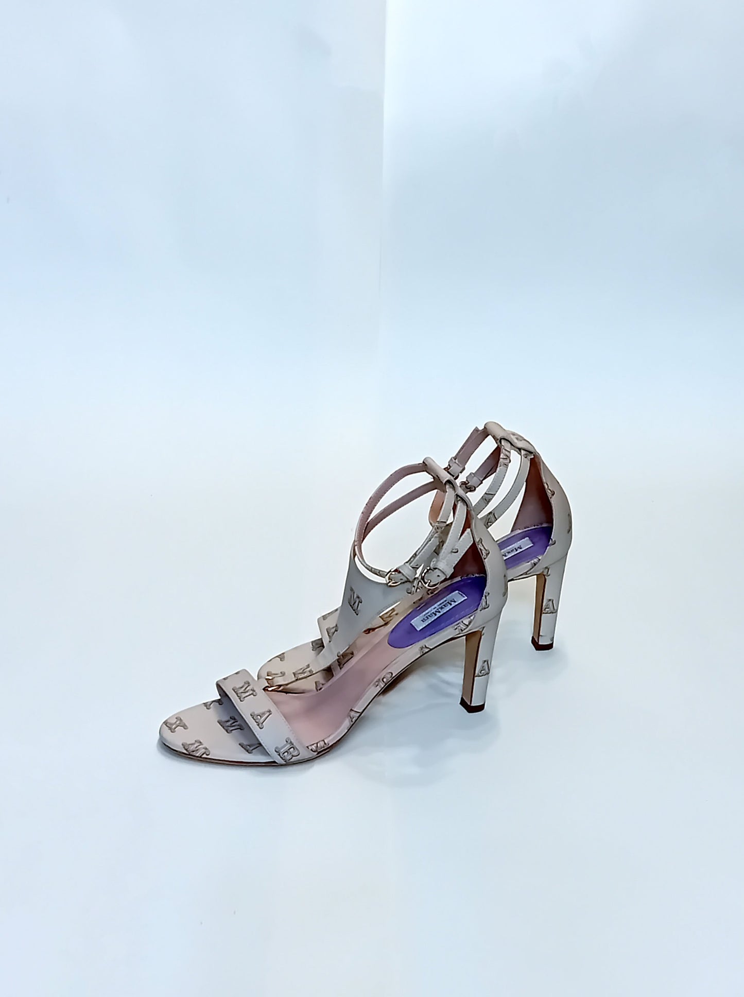 Сандалии MaxMara с монограммой (размер 39) – 9 см