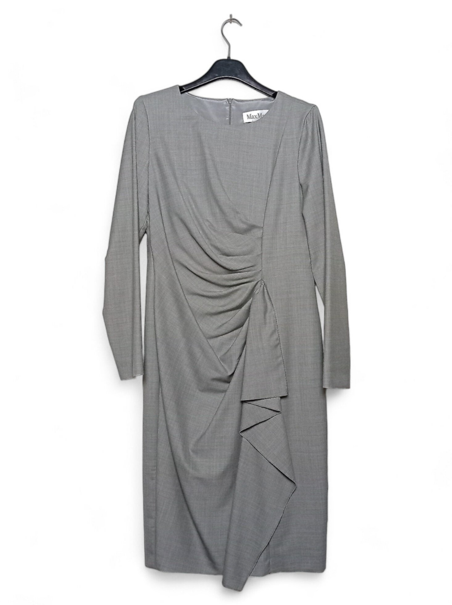 MaxMara Wool Dress - Size 46, 108cm Long