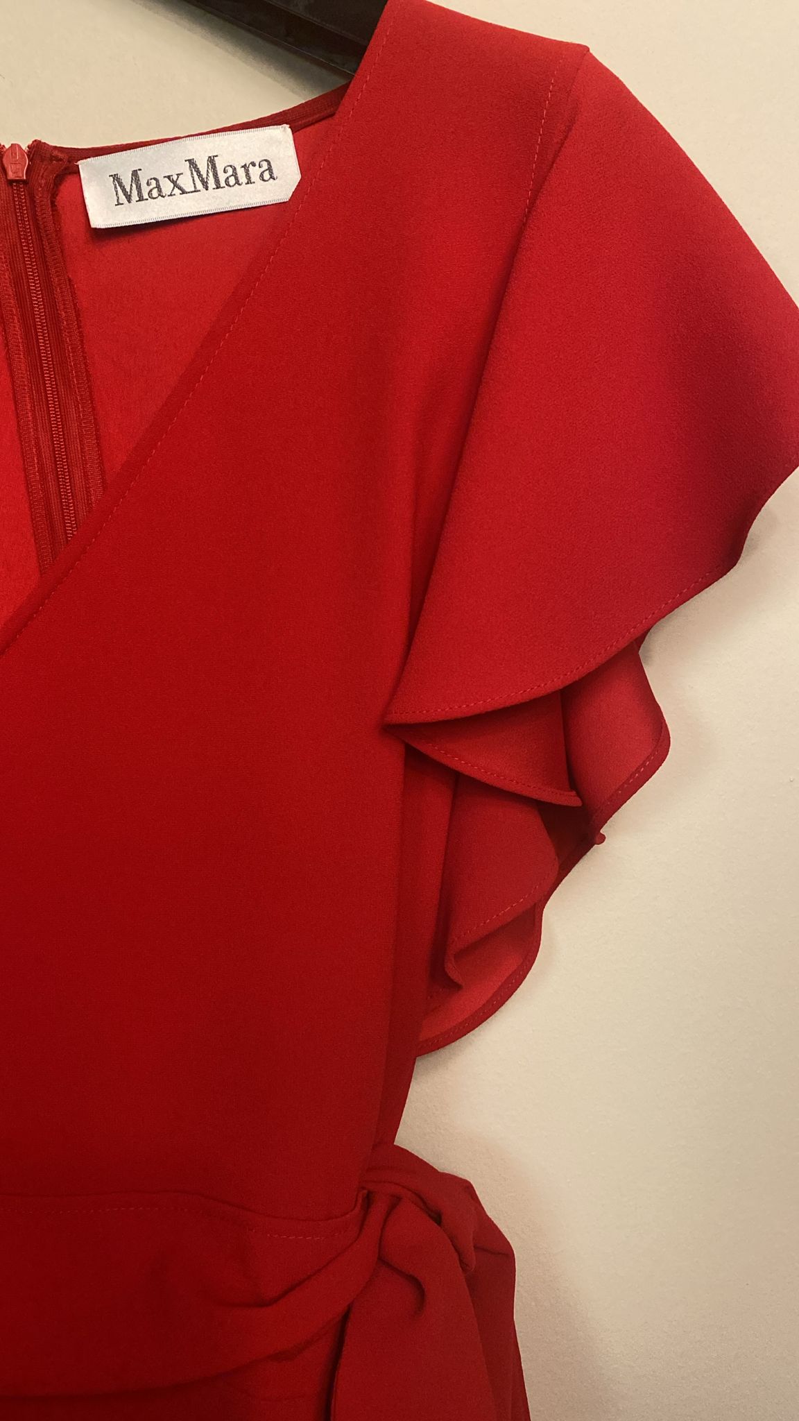 Red Jumpsuit with Palazzo Pants - IT Sizes 46, 50