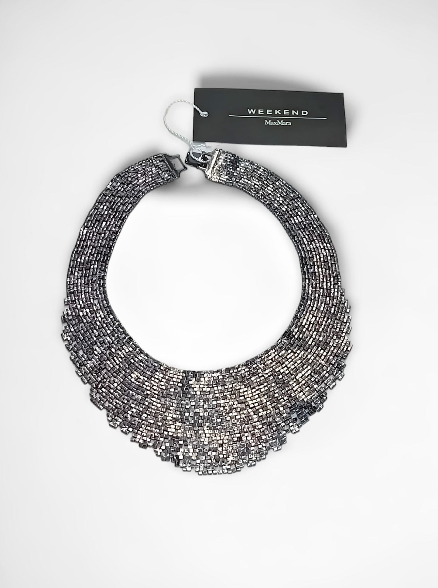 The Sparkling Silver Statement Necklace
