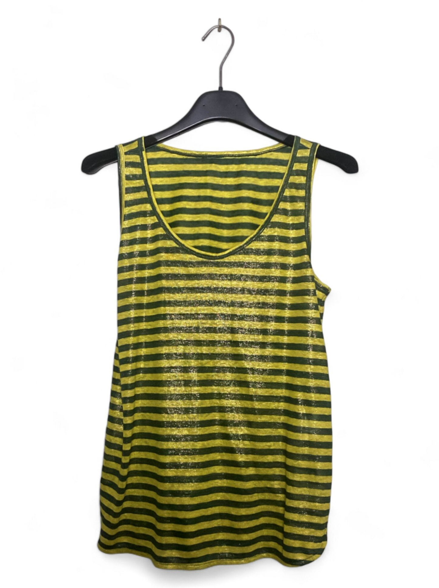 Vibrant Striped Linen Top - Size 38 IT, 40 IT, 42 IT, 100% Linen