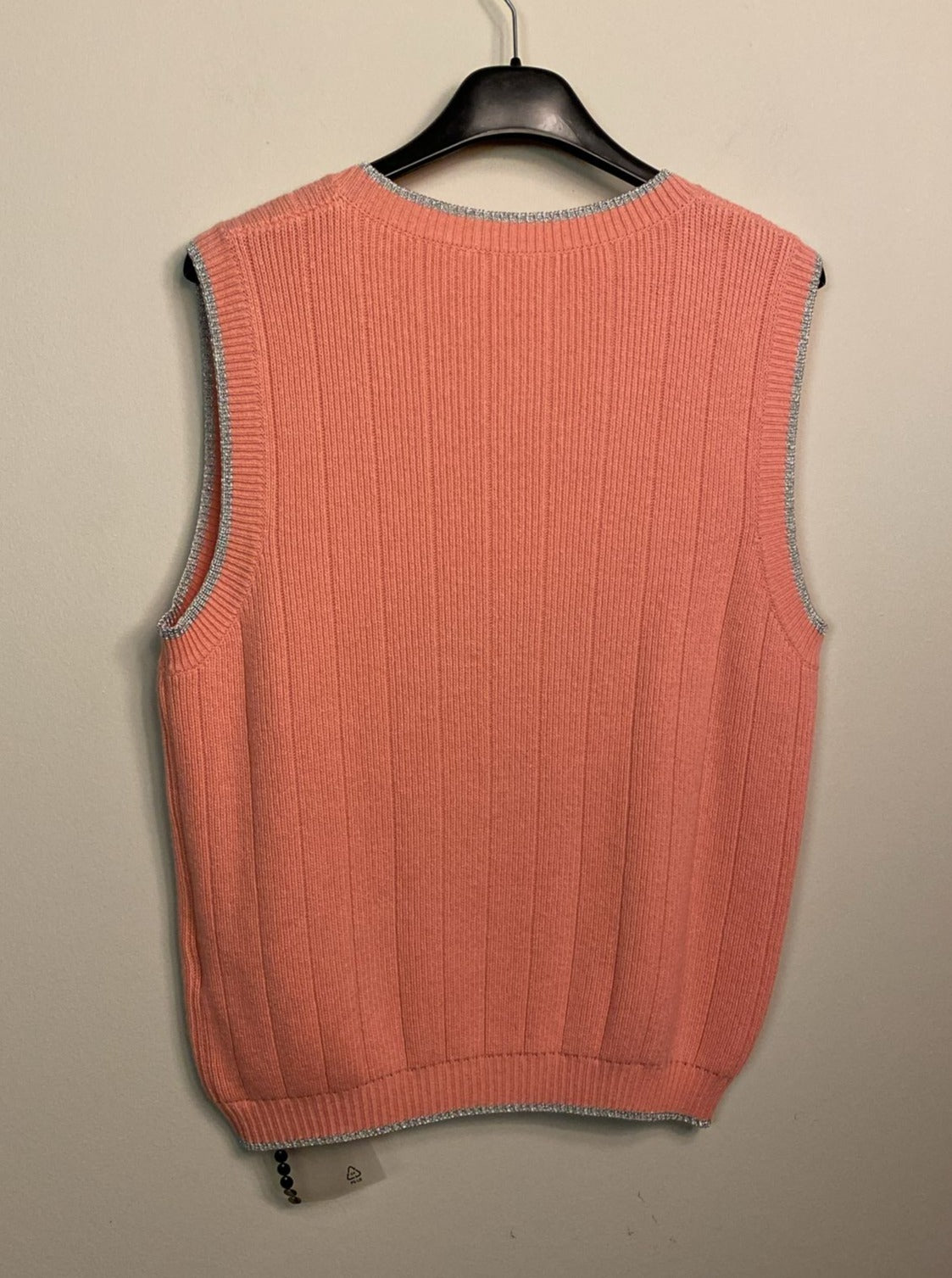 Viscose, Wool, and Cashmere Jersey Gillet - Sizes M and L