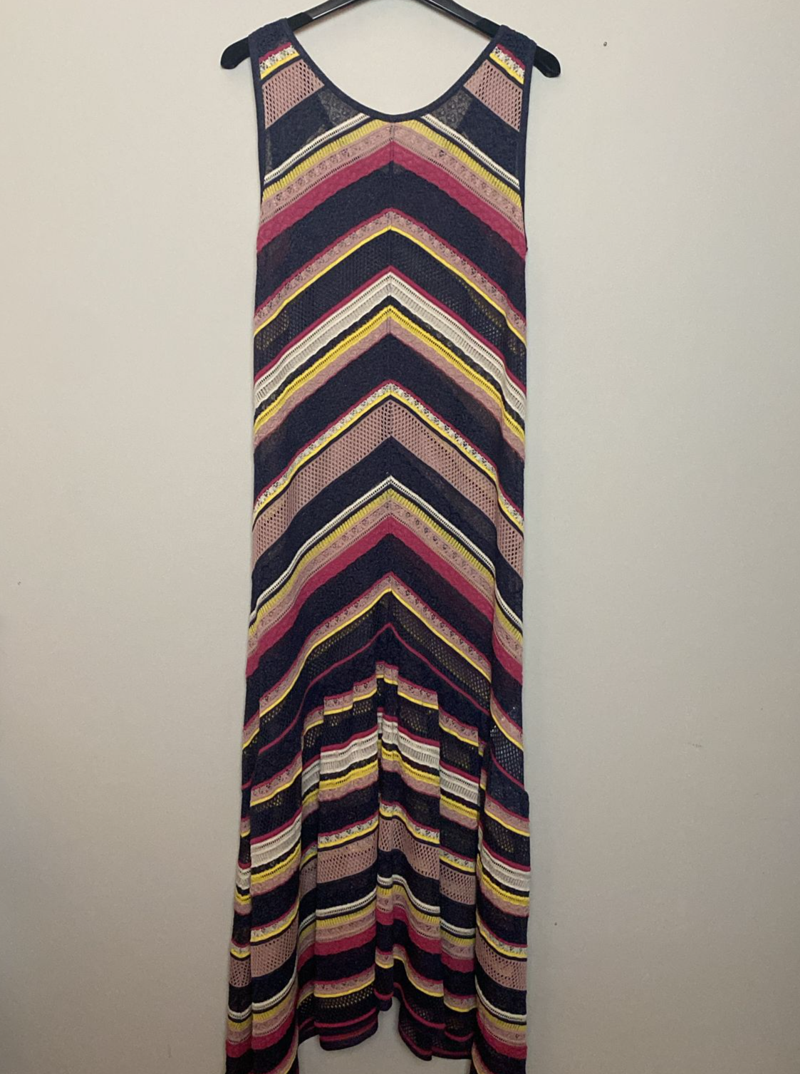 Missoni Mare 100% Cotton Striped Beach Dress - 140 cm Long - Sizes 44, 46 IT