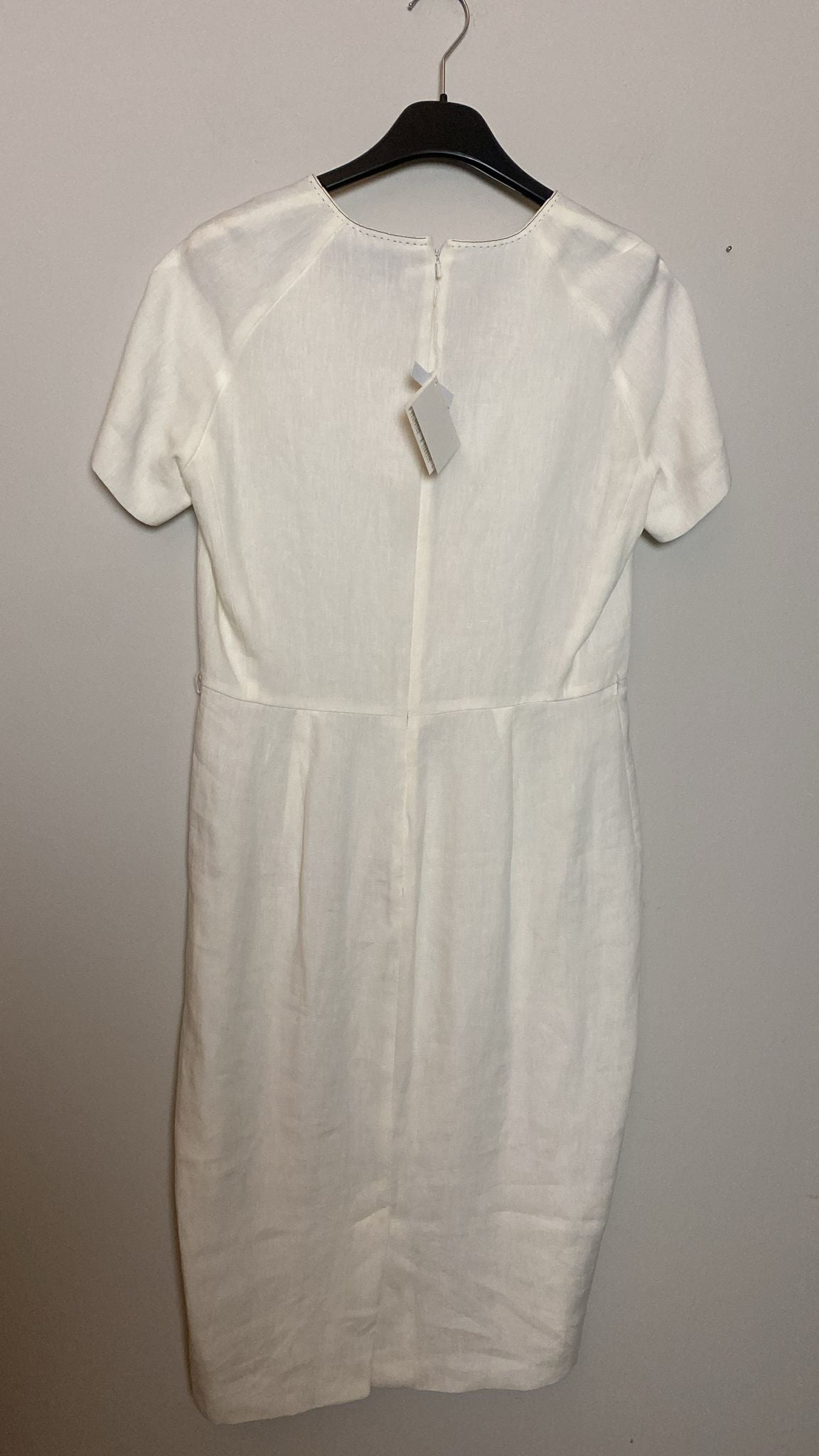 Max Mara 100% vászon fehér ruha - 110 cm hosszú - 42 IT méret