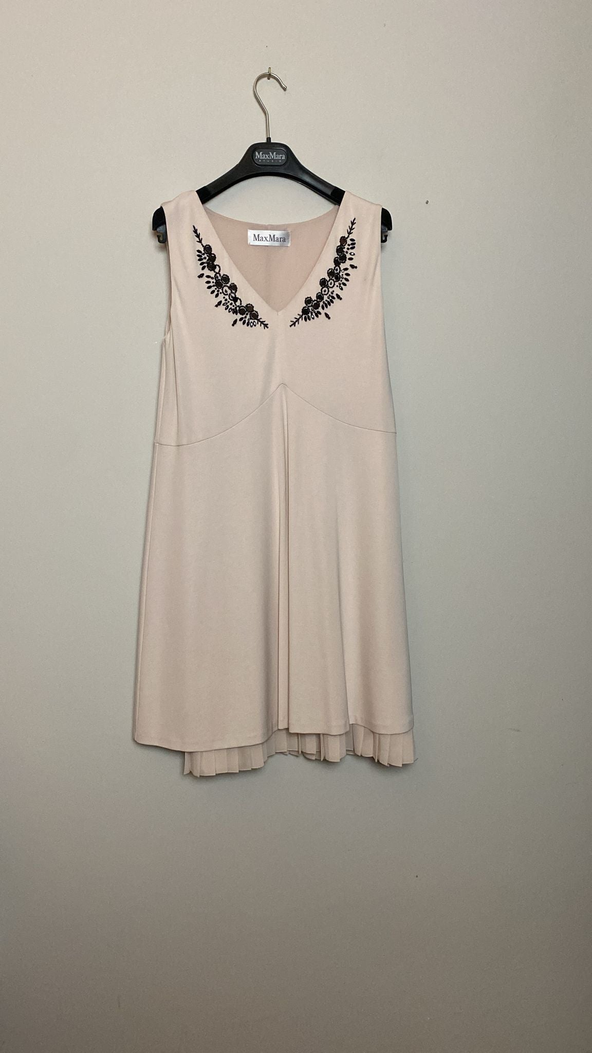 Max Mara 98% viszkóz + 2% elasztán ruha díszítéssel - 94 cm hosszú - M-es méret