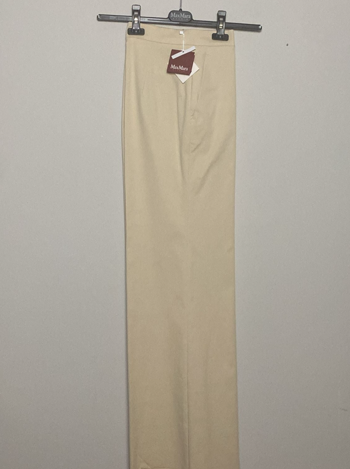 Max Mara Cotton-Blend Trousers - Size 46 IT