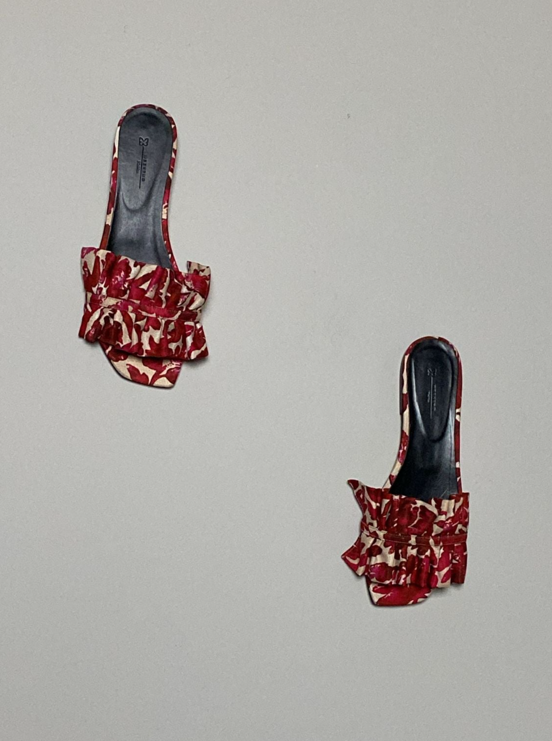 Weekend Max Mara Floral Silk Mules – 38-as méret