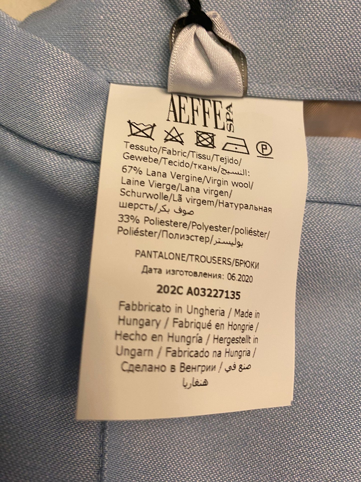 Wool Pants - IT Size 44