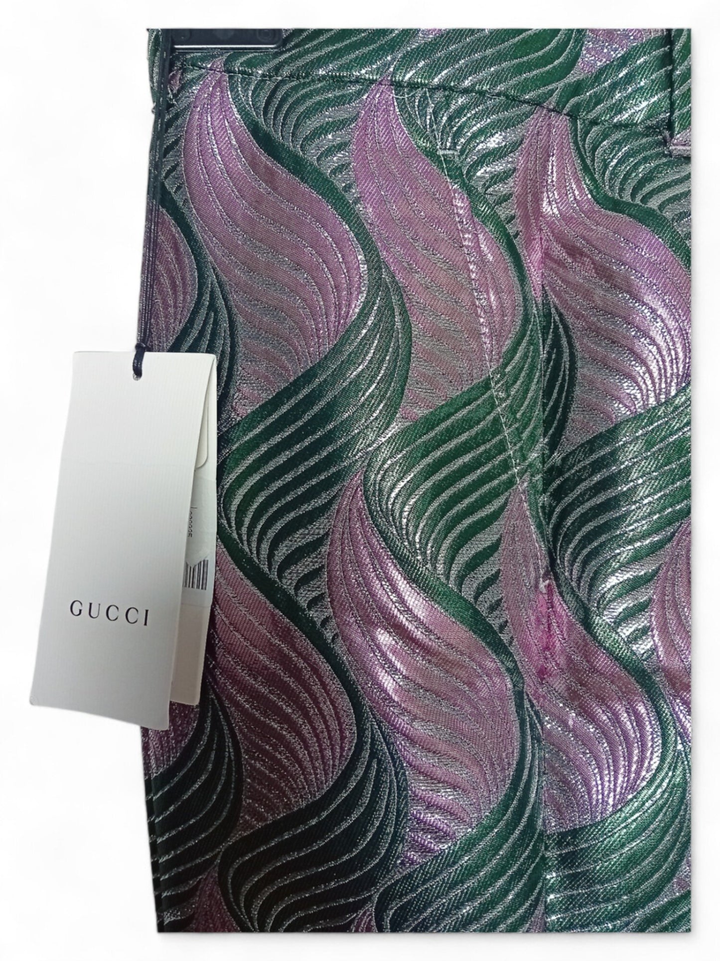 Gucci Shimmering Wave Cocktail Pants - Size 46 IT