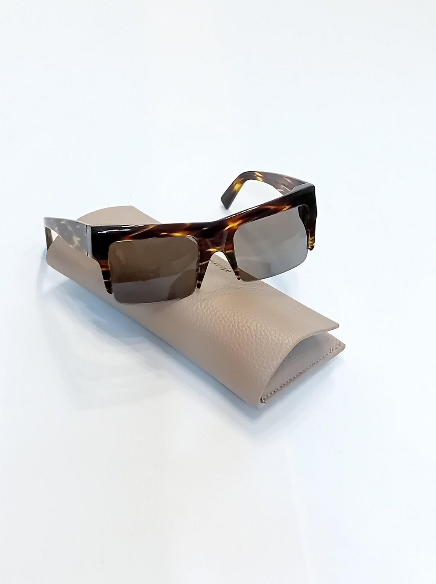 MaxMara Tortoiseshell téglalap alakú napszemüveg