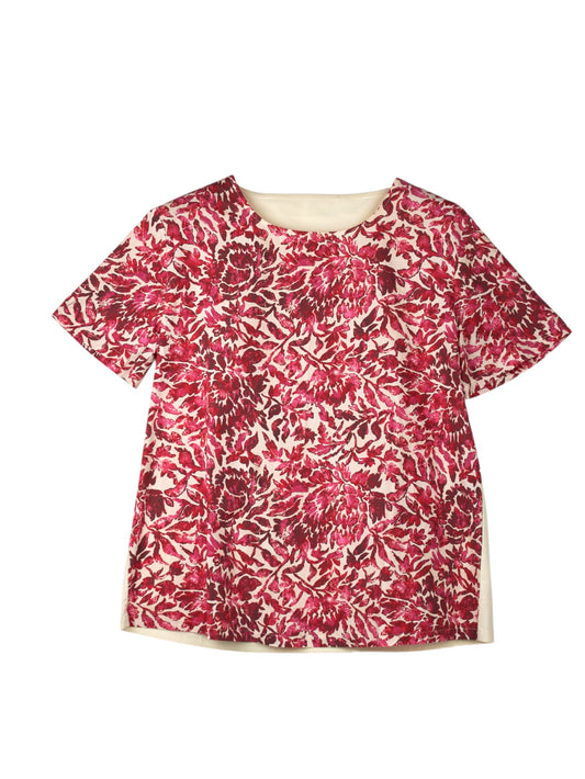 Sportmax 100% Cotton Floral Print Top - Size M