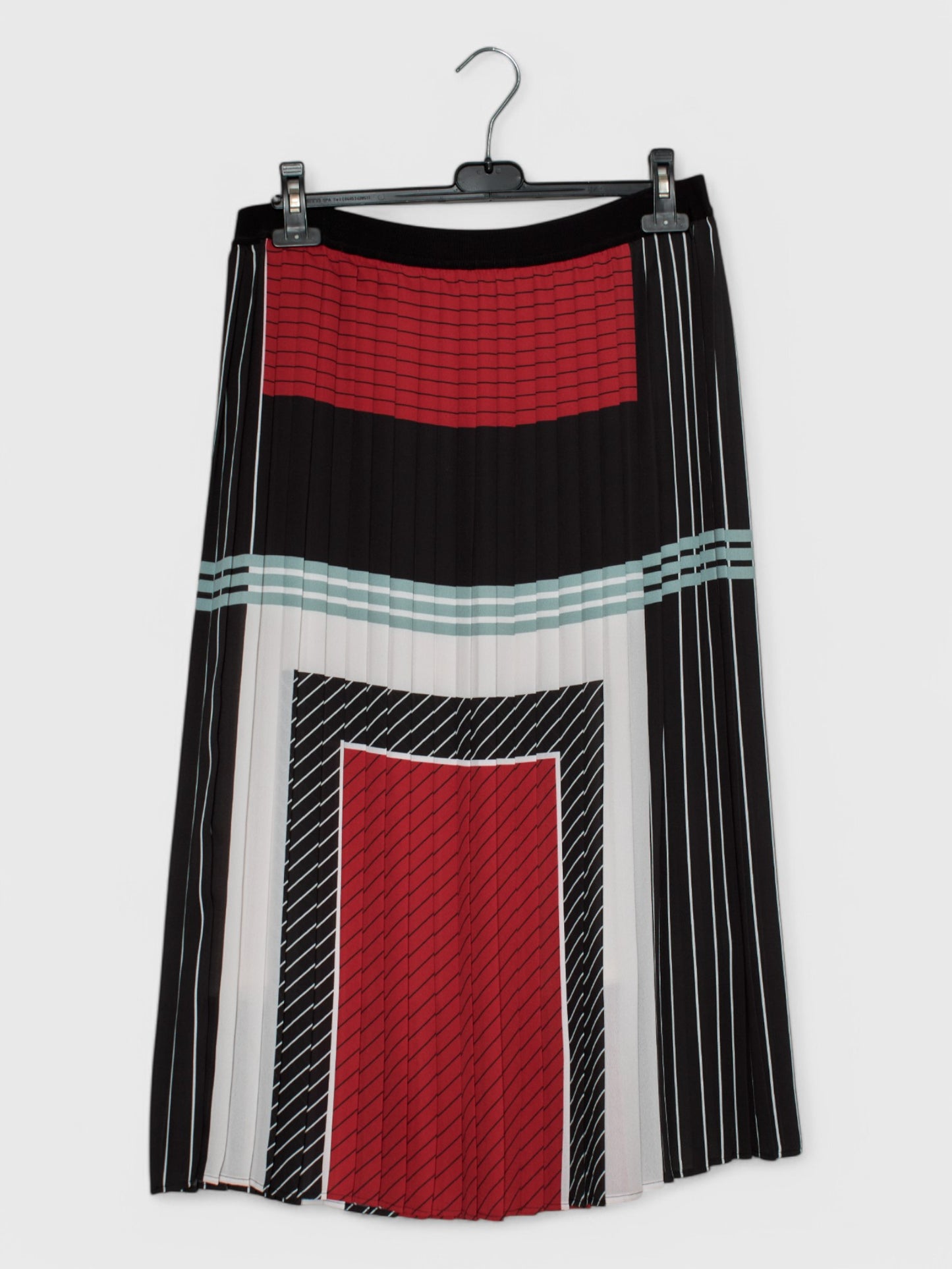 Silk Plisse Skirt, IT Size 46
