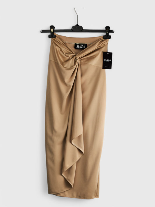 MAZA Elegant Viscose Skirt - Size 40 IT