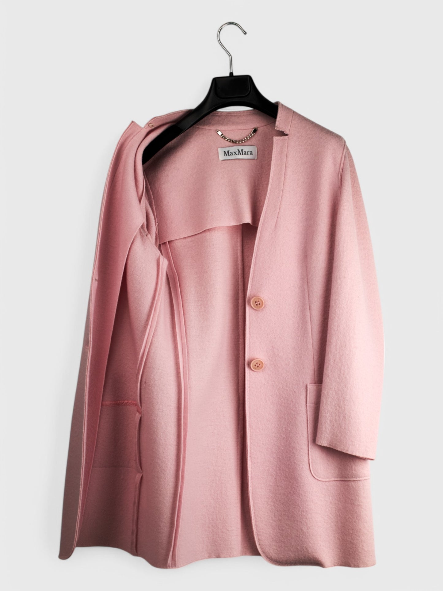 Wool Pink Spring Coat Size 40